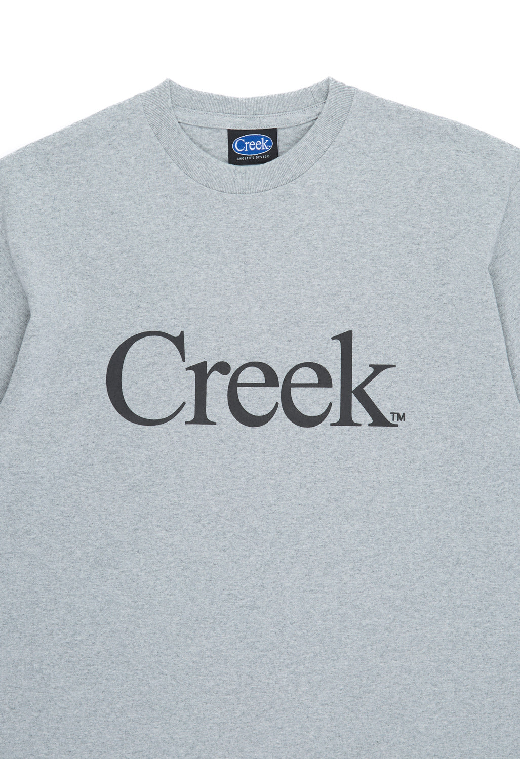 Creek Angler's Device Logo Tee - Grey