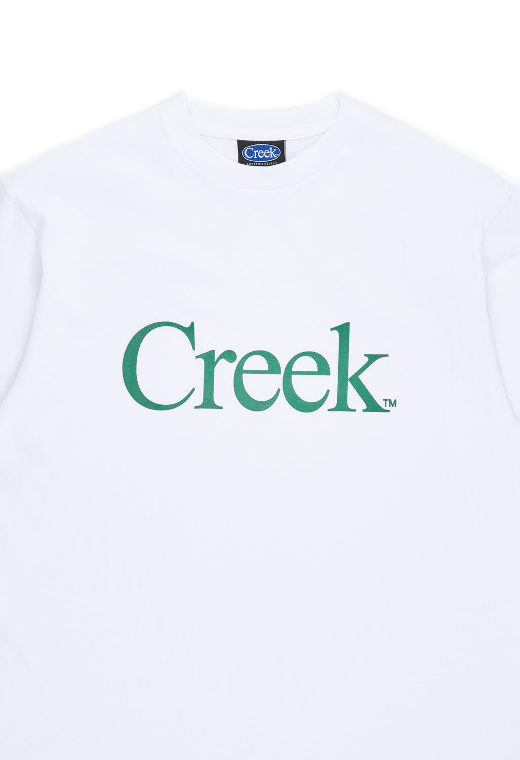 Creek Angler's Device Logo Tee - White