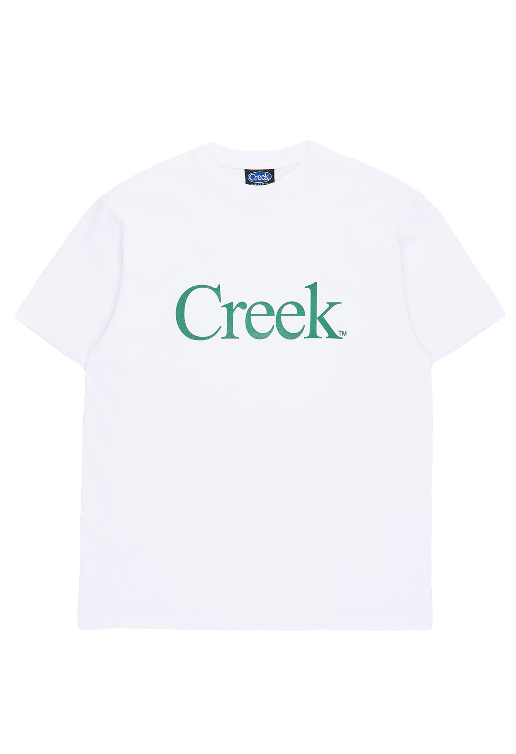 Creek Angler's Device Logo Tee - White