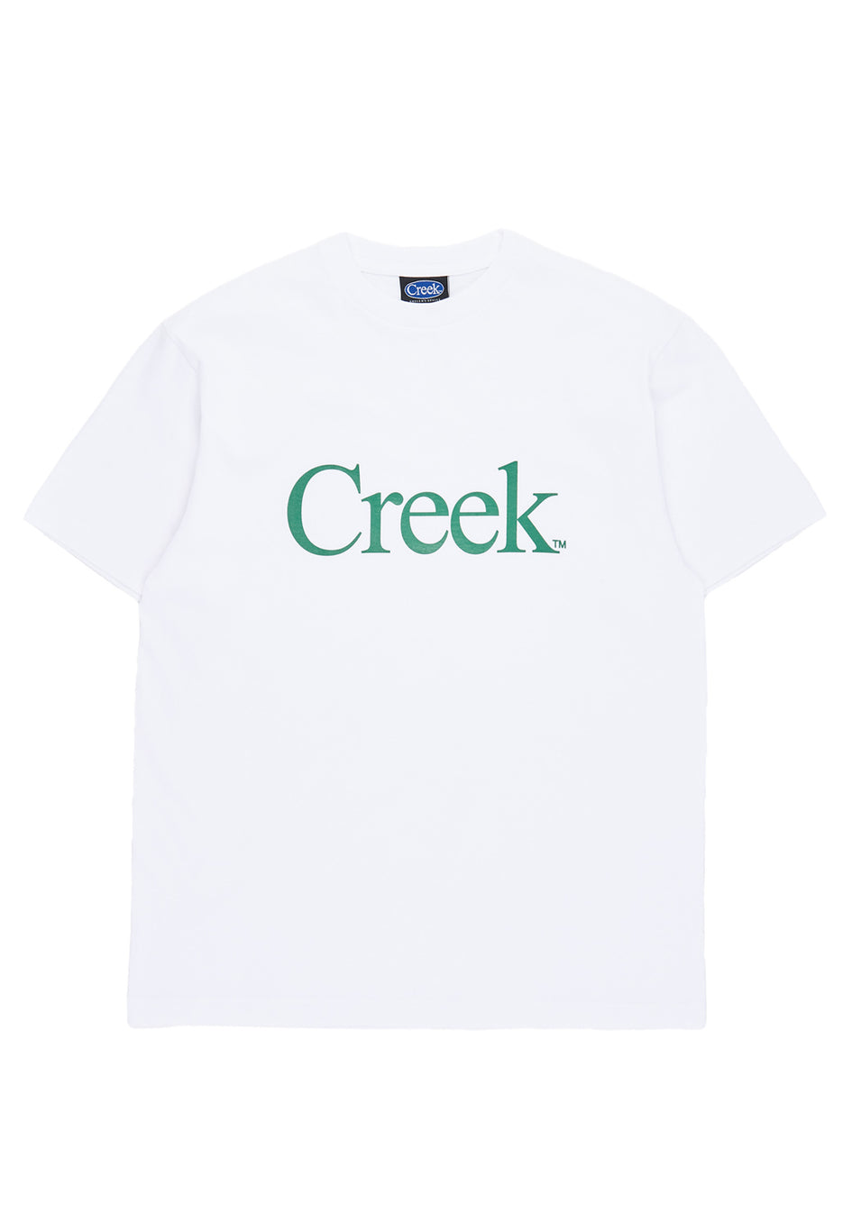 Creek Angler's Device Logo Tee - White