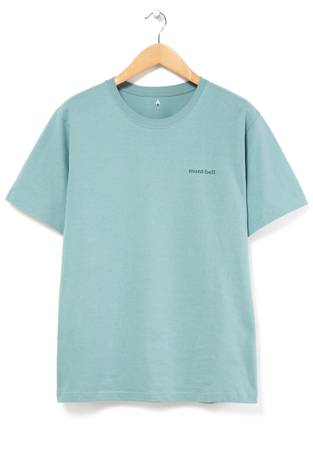 Montbell Pear Skin Cotton Kohan No Oka T-Shirt - Jade