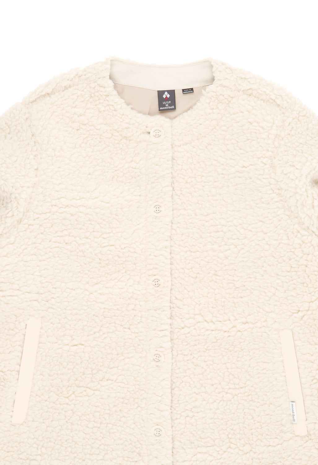 Montbell Women's Climaplus Shearling Cardigan - Ivory