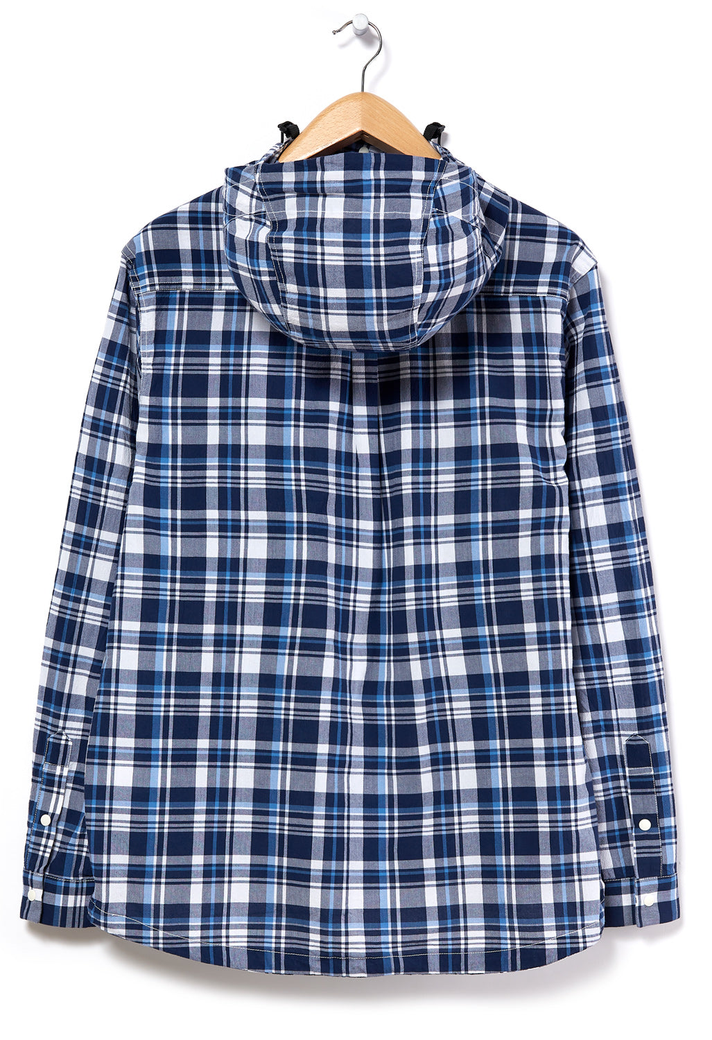 CAYL Men's Light Cotton Pullover Hoodie - Blue Check – Outsiders