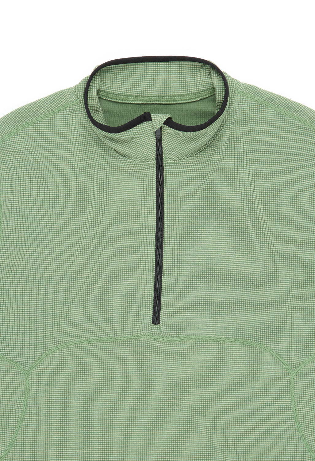 CAYL Men's Live Wool Mix Half Zip - Green