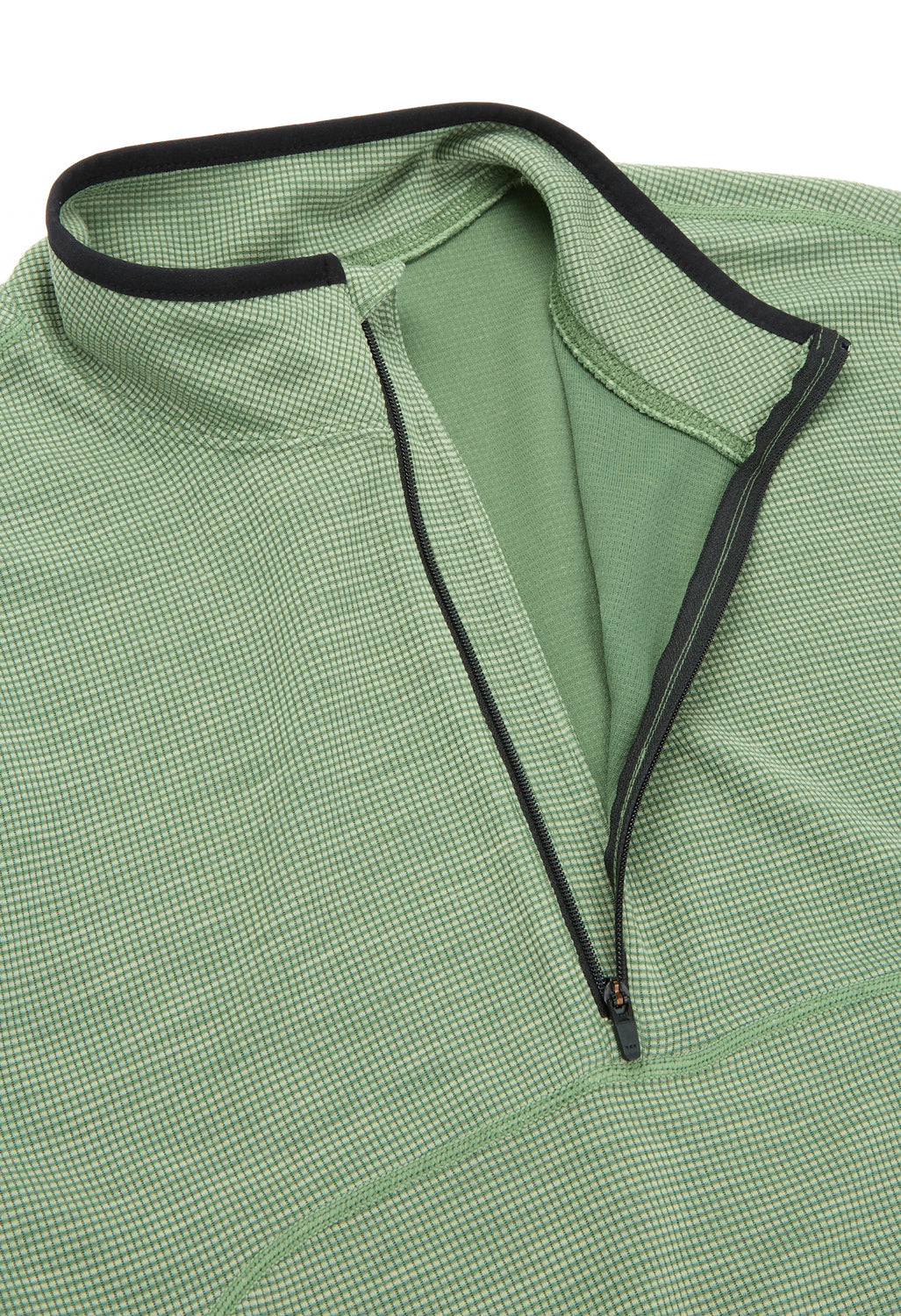 CAYL Men's Live Wool Mix Half Zip - Green