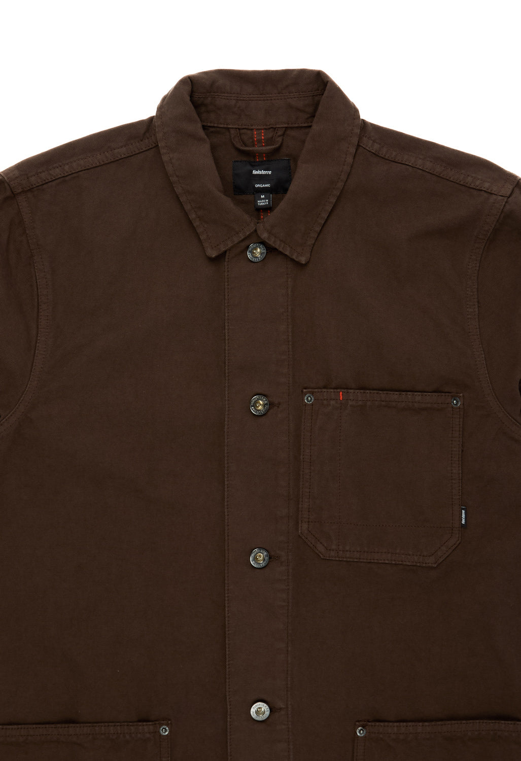 Finisterre Men's Basset Chore Jacket - Seal Brown