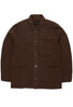 Finisterre Men's Basset Chore Jacket - Seal Brown