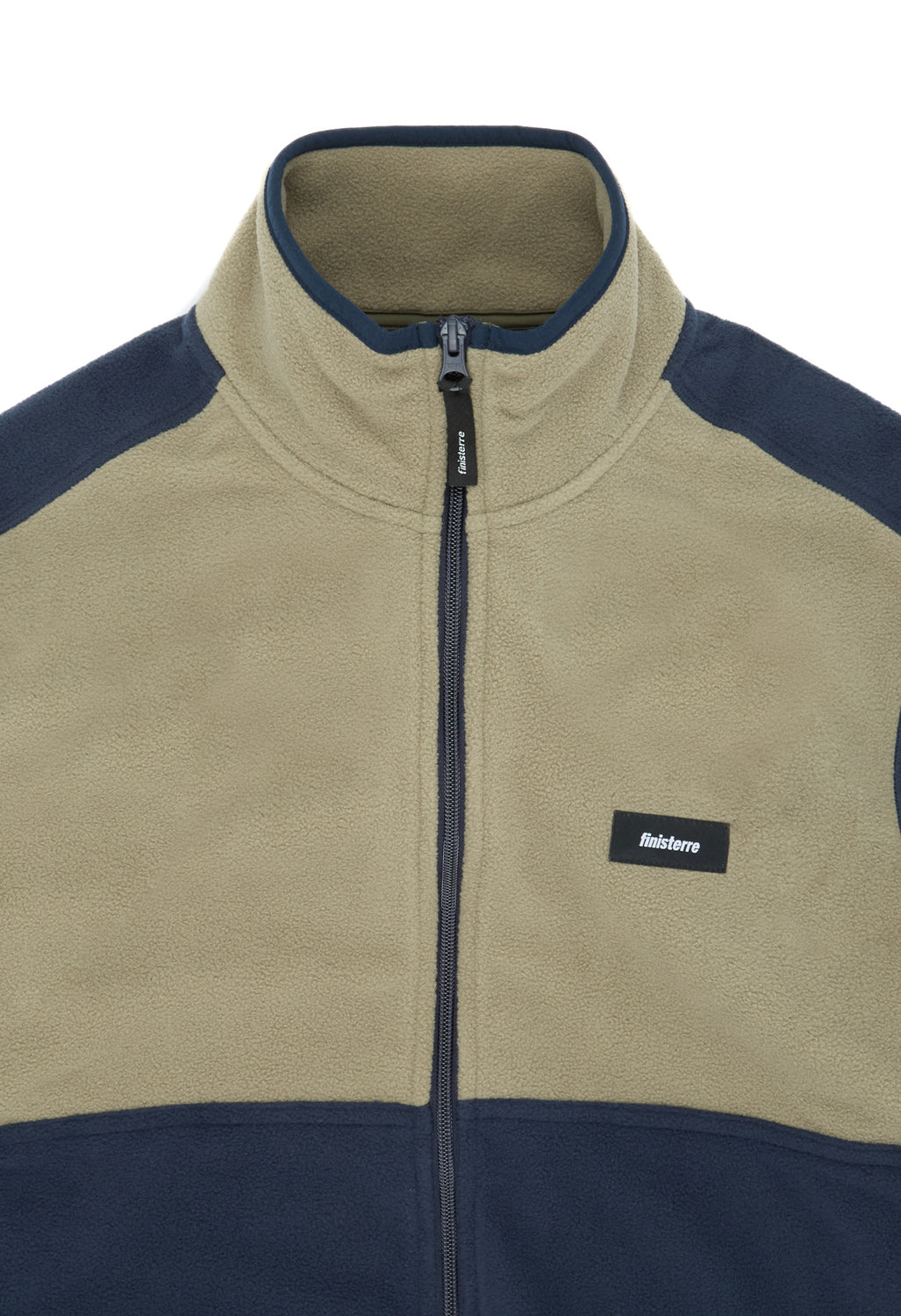 Finisterre Men's Axiom Full Zip Fleece - Willow Green / Navy / Olive