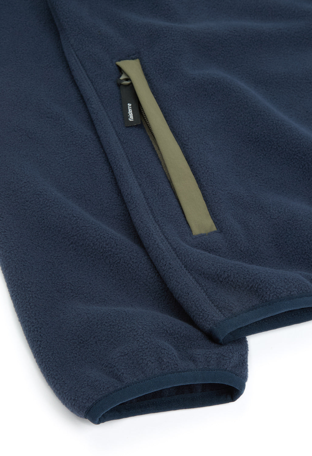 Finisterre Men's Axiom Full Zip Fleece - Willow Green / Navy / Olive