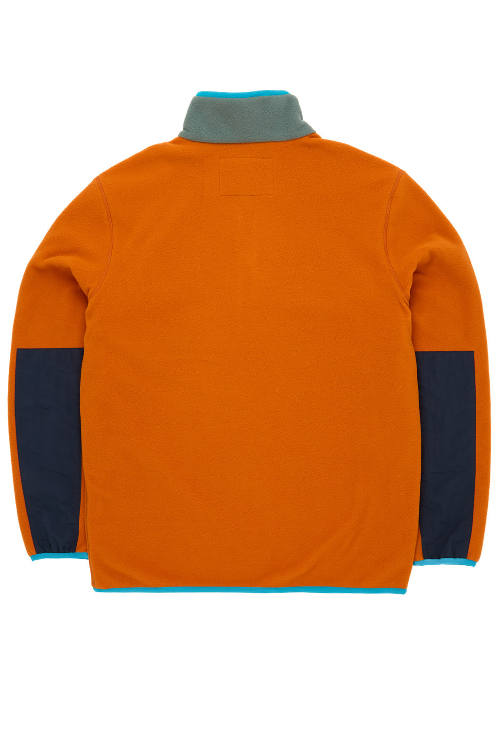 Finisterre Men's Axiom 1/4 Snap Fleece - Amber / Deep Sea