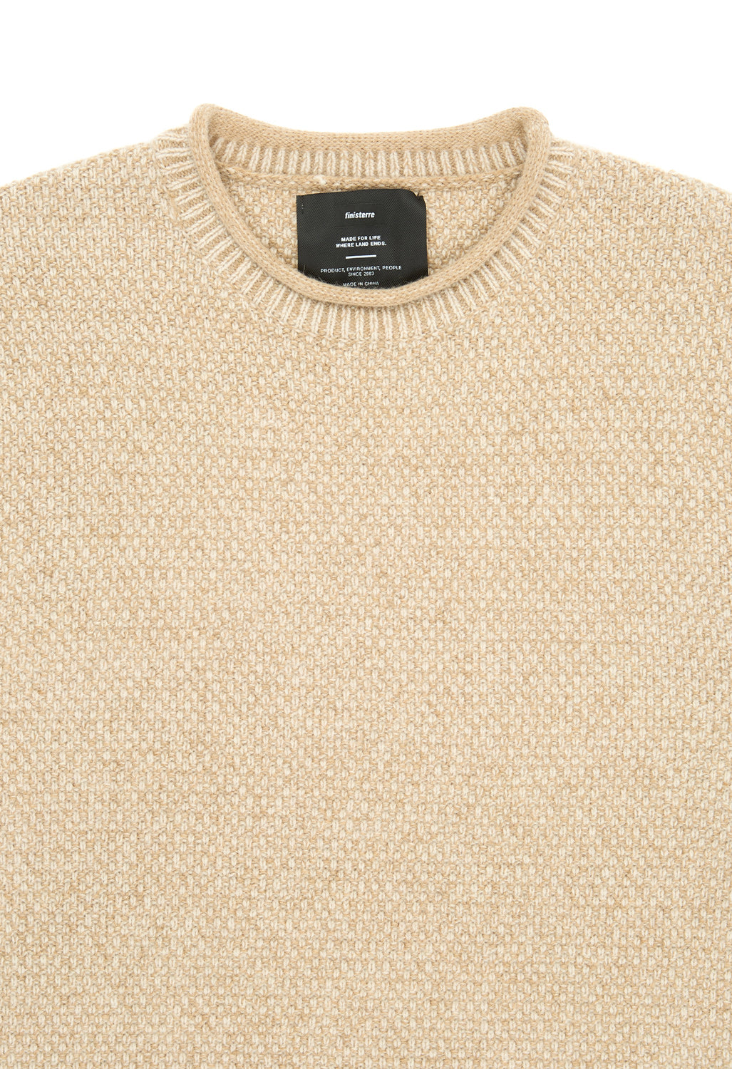 Finisterre Men's Barents Jumper - Oatmeal