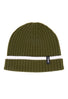 Finisterre Fisherman Tipped Beanie - Olive / Ecru