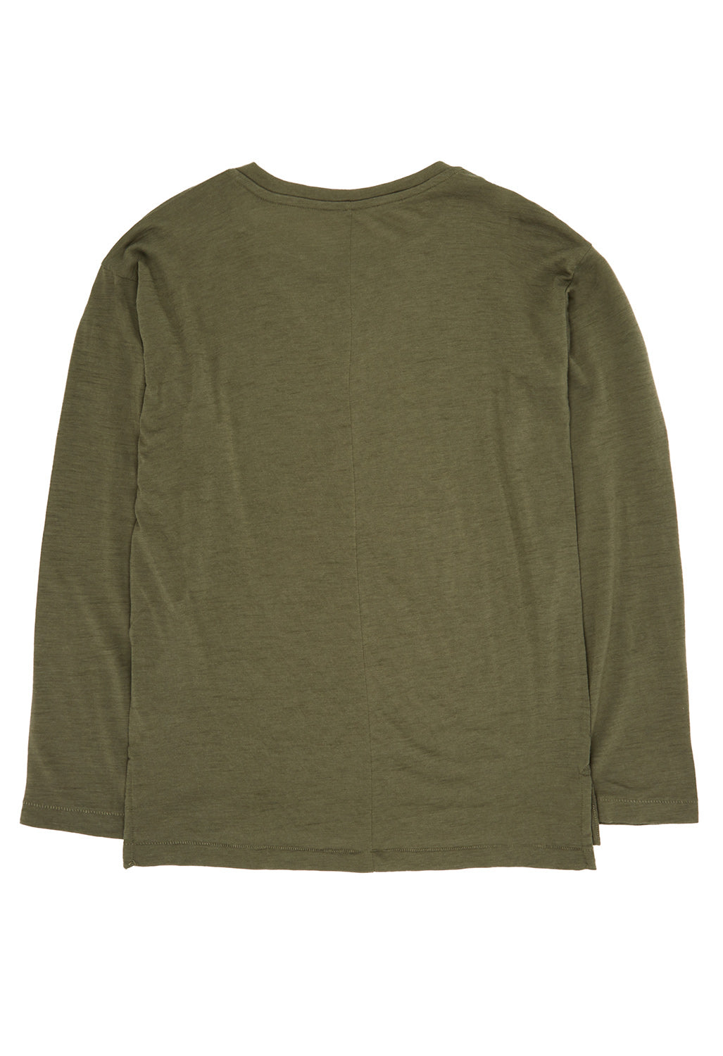 Finisterre Women's Seeker Merino Long Sleeve Tee - Olive