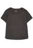 Finisterre Women's Seeker Merino Scoop Neck T Shirt - Raven Black