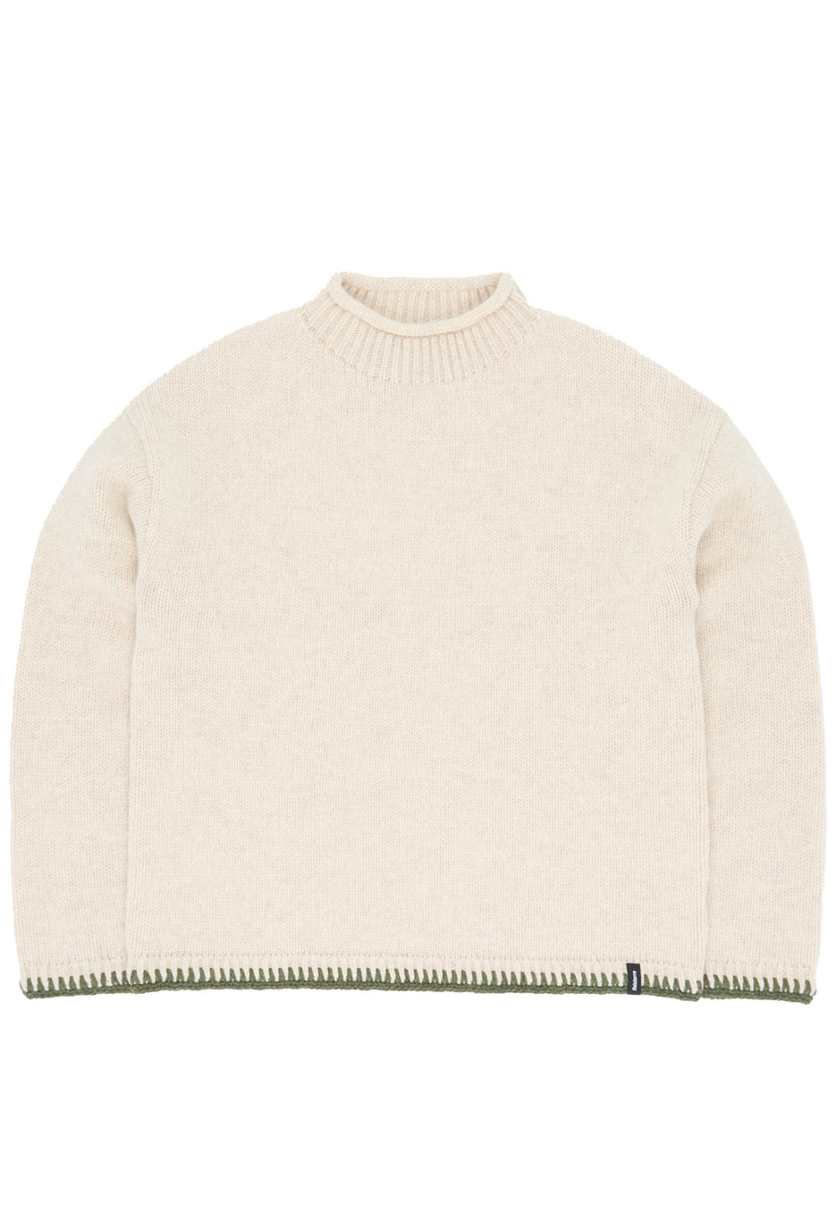 Finisterre Women's Blanket Stitch Taran Jumper - Oatmeal