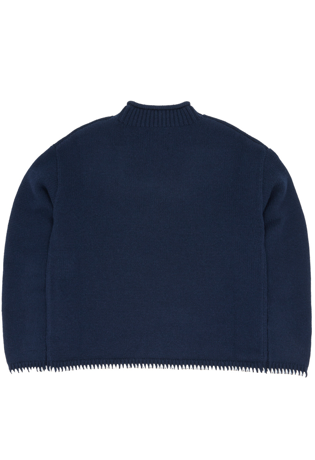 Finisterre Women's Blanket Stitch Taran Jumper - Navy