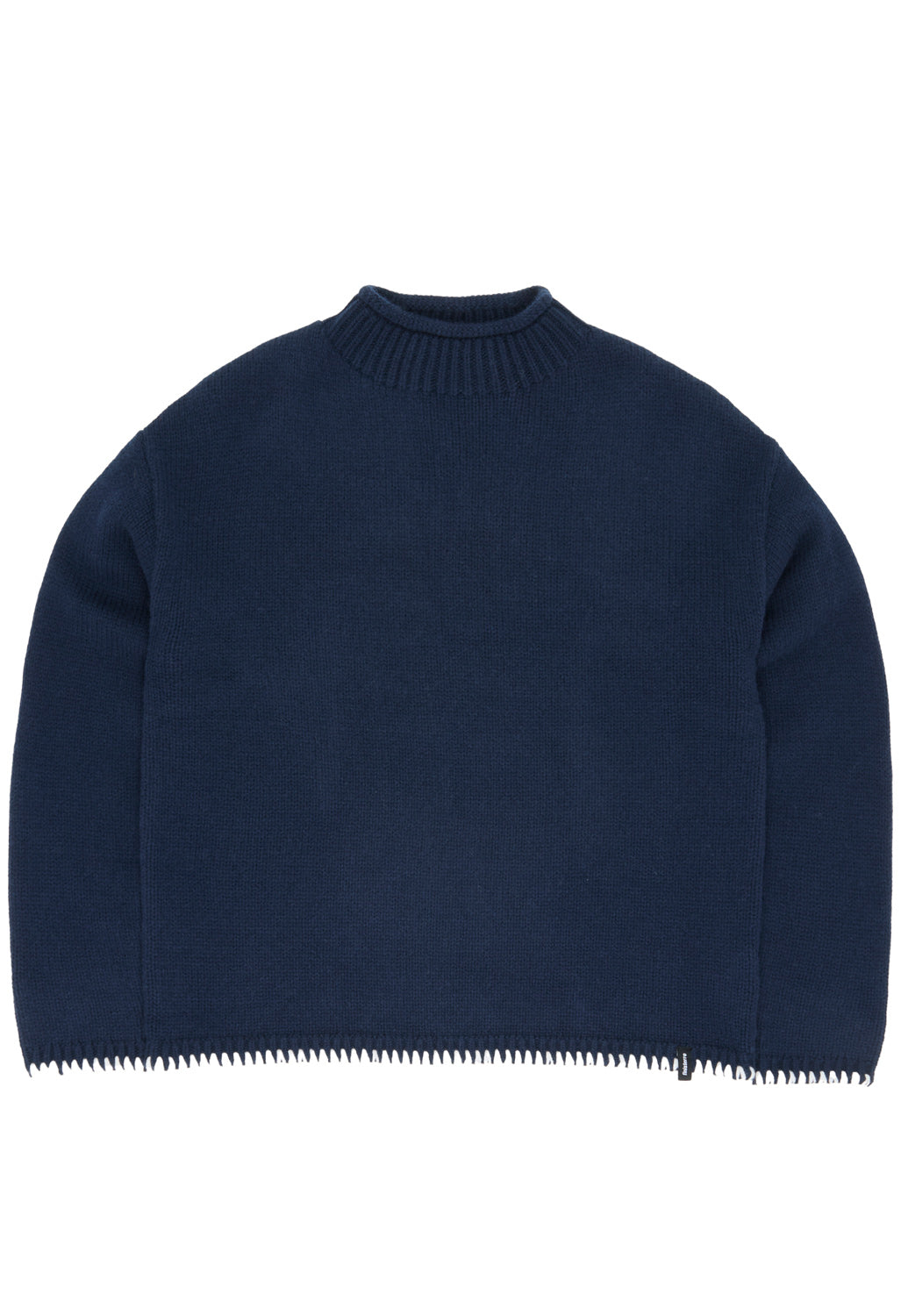 Finisterre Women's Blanket Stitch Taran Jumper - Navy