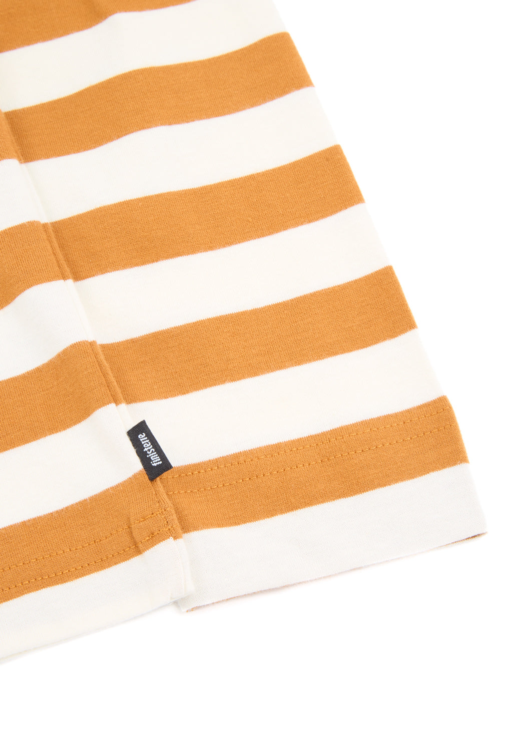 Finisterre Women's Eldon Stripe Long Sleeve Tee - Ecru / Dark Ochre