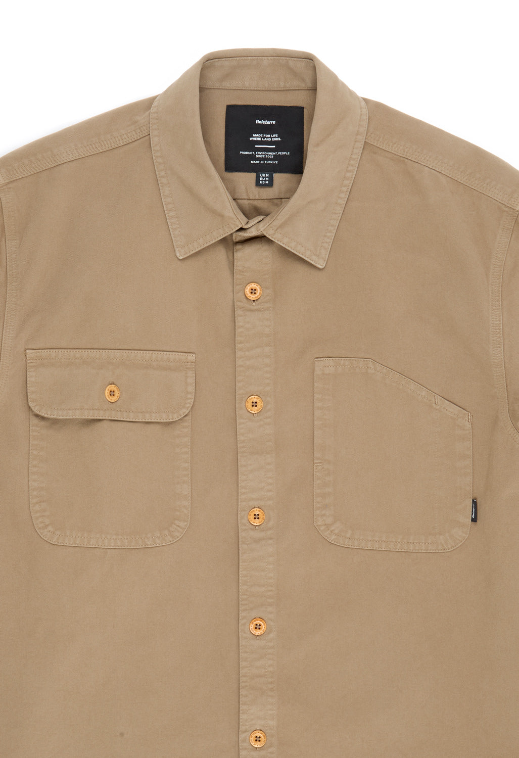 Finisterre Men's Eddystone Shirt - Woodsmoke