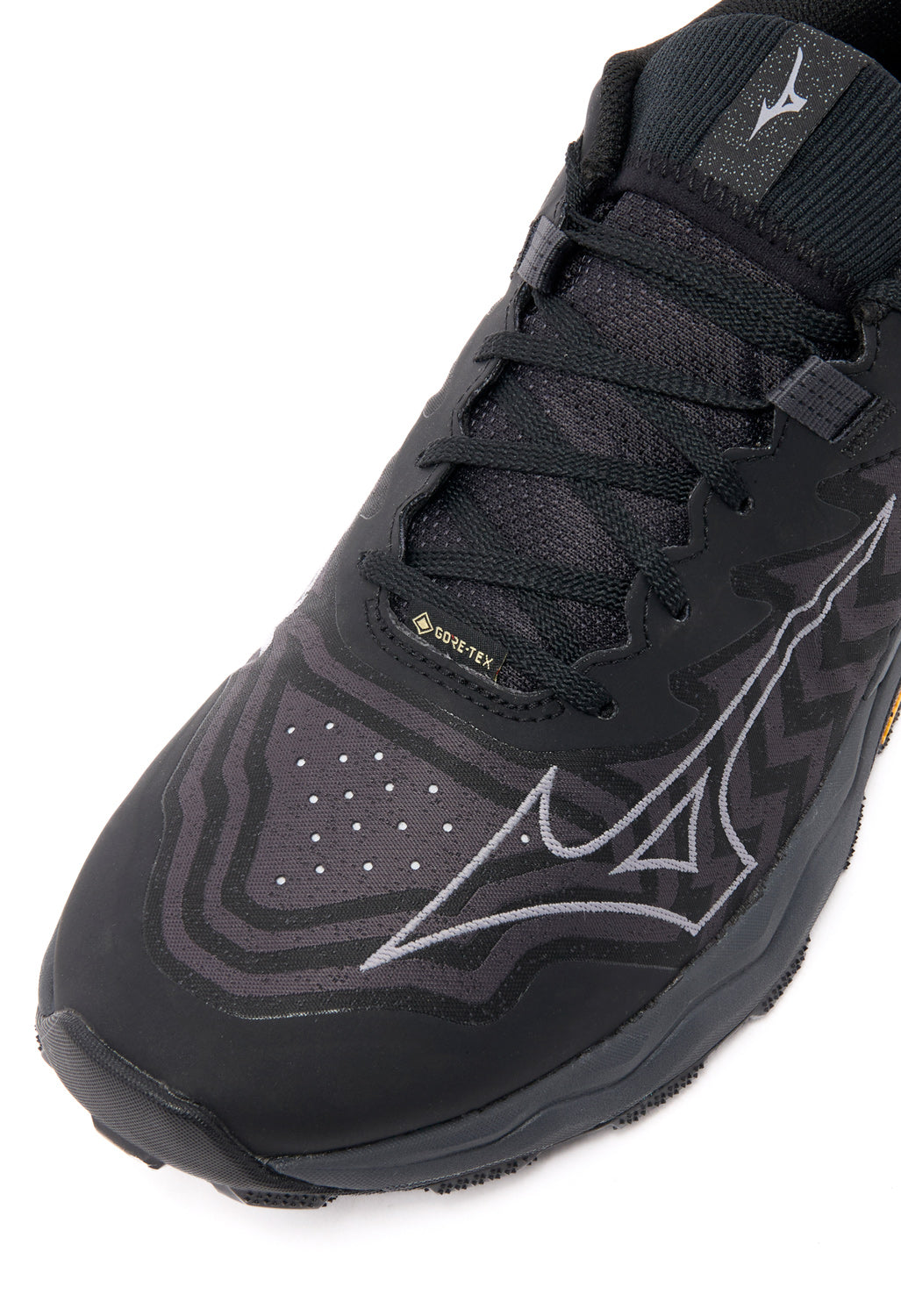 Mizuno Men's Wave Daichi 8 GTX Trainers - Ebony / Ultimate Gray / Black