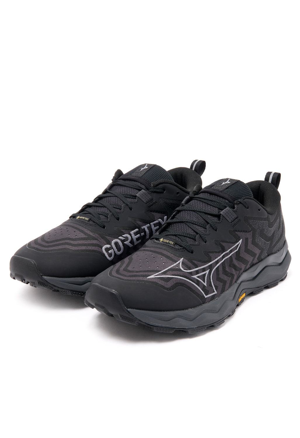 Mizuno Men's Wave Daichi 8 GTX Trainers - Ebony / Ultimate Gray / Black