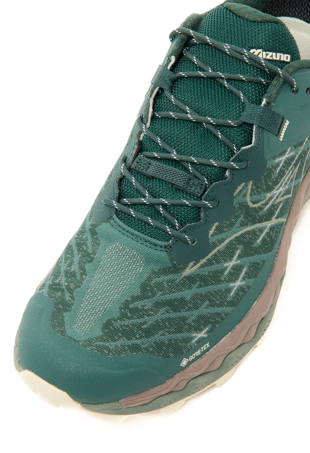 Mizuno Wave Mujin LS GORE-TEX Trainers - Pine Grove / Ultimate Gray / Bistro Green