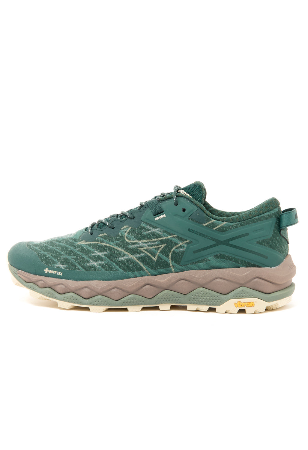 Mizuno Wave Mujin LS GORE-TEX Trainers - Pine Grove / Ultimate Gray / Bistro Green