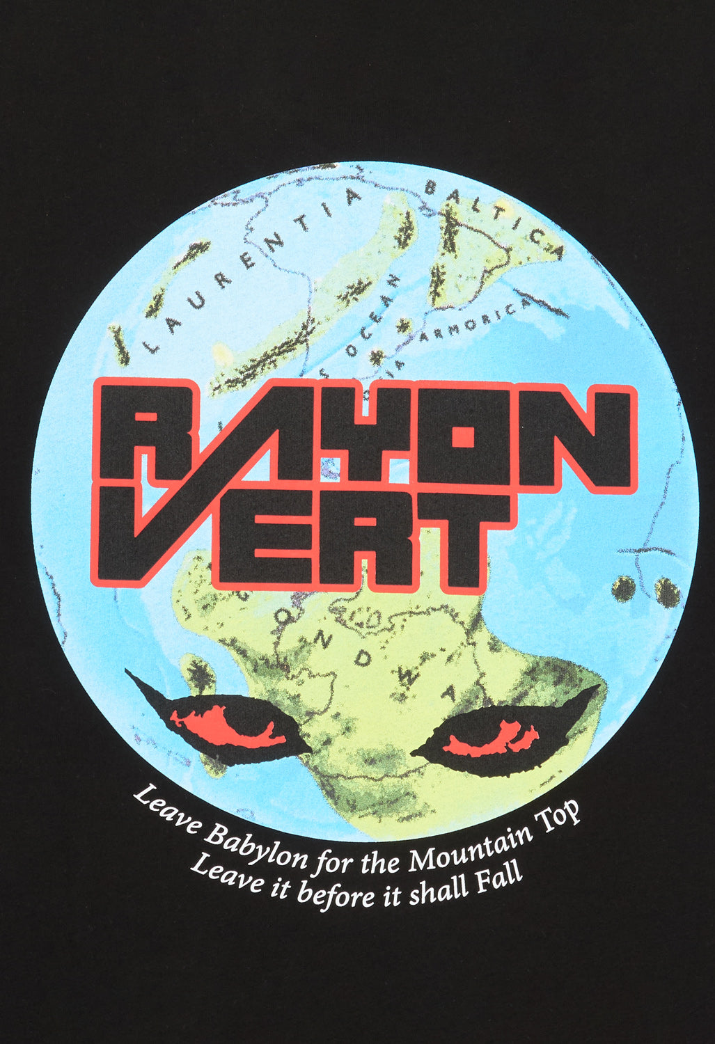 RAYON VERT Gondwana T-Shirt - Golgotha Black