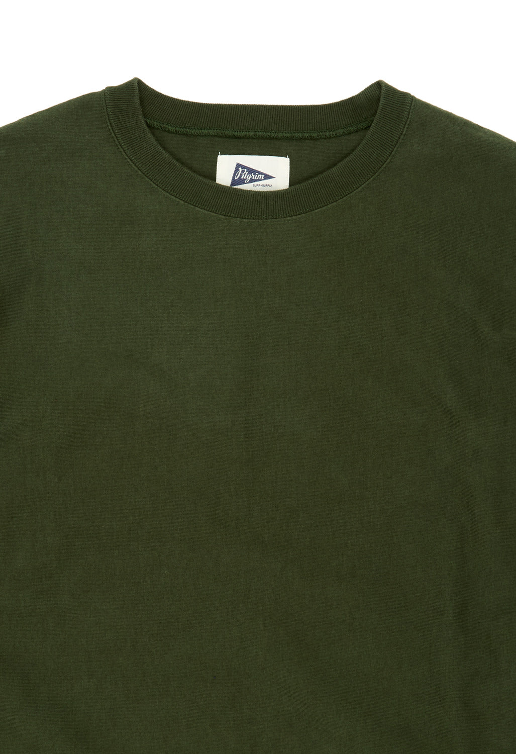 Pilgrim Surf + Supply Fiore Heavy Jersey Crew - Heather Green