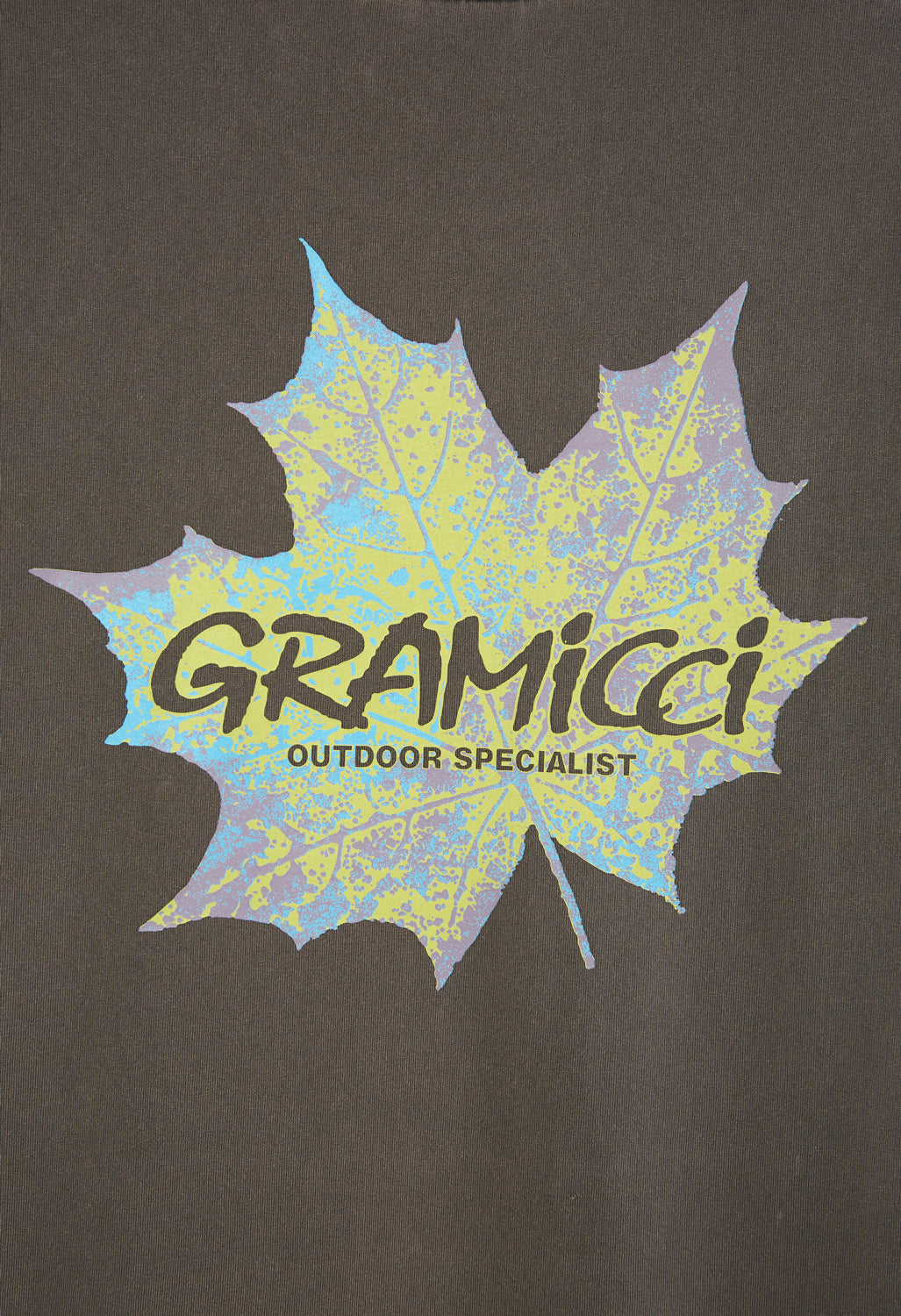 Gramicci Leaf T-Shirt - Brown Pigment