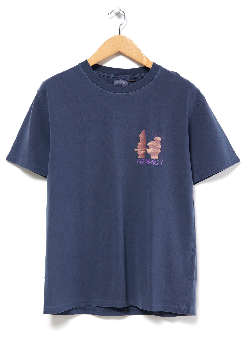 Gramicci Stoneheads T-Shirt - Navy Pigment