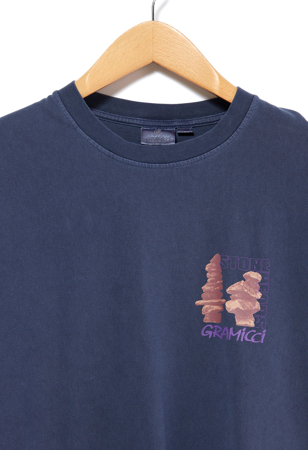 Gramicci Stoneheads T-Shirt - Navy Pigment