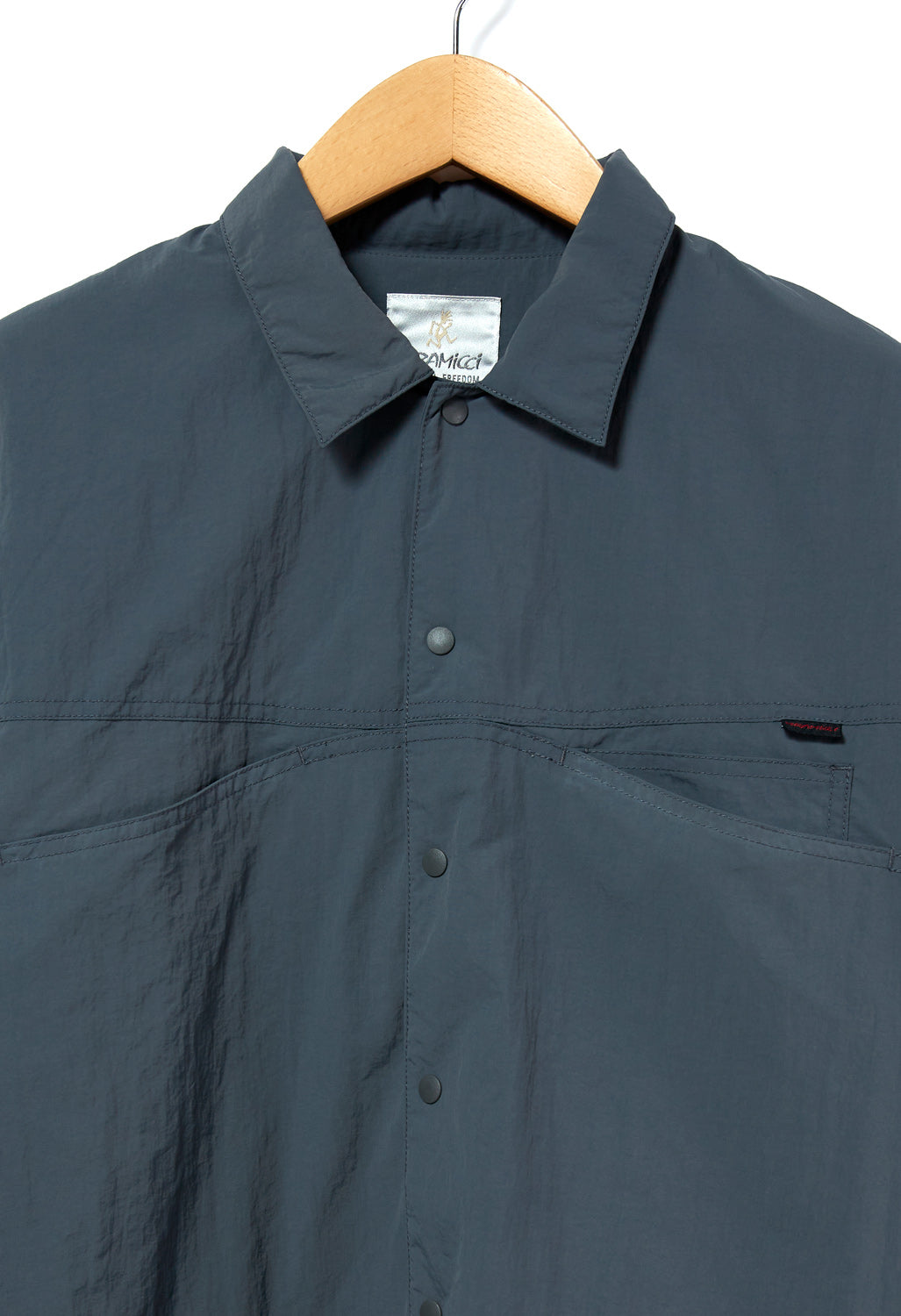 Gramicci Men's Quilted Camp Shirt - Grey