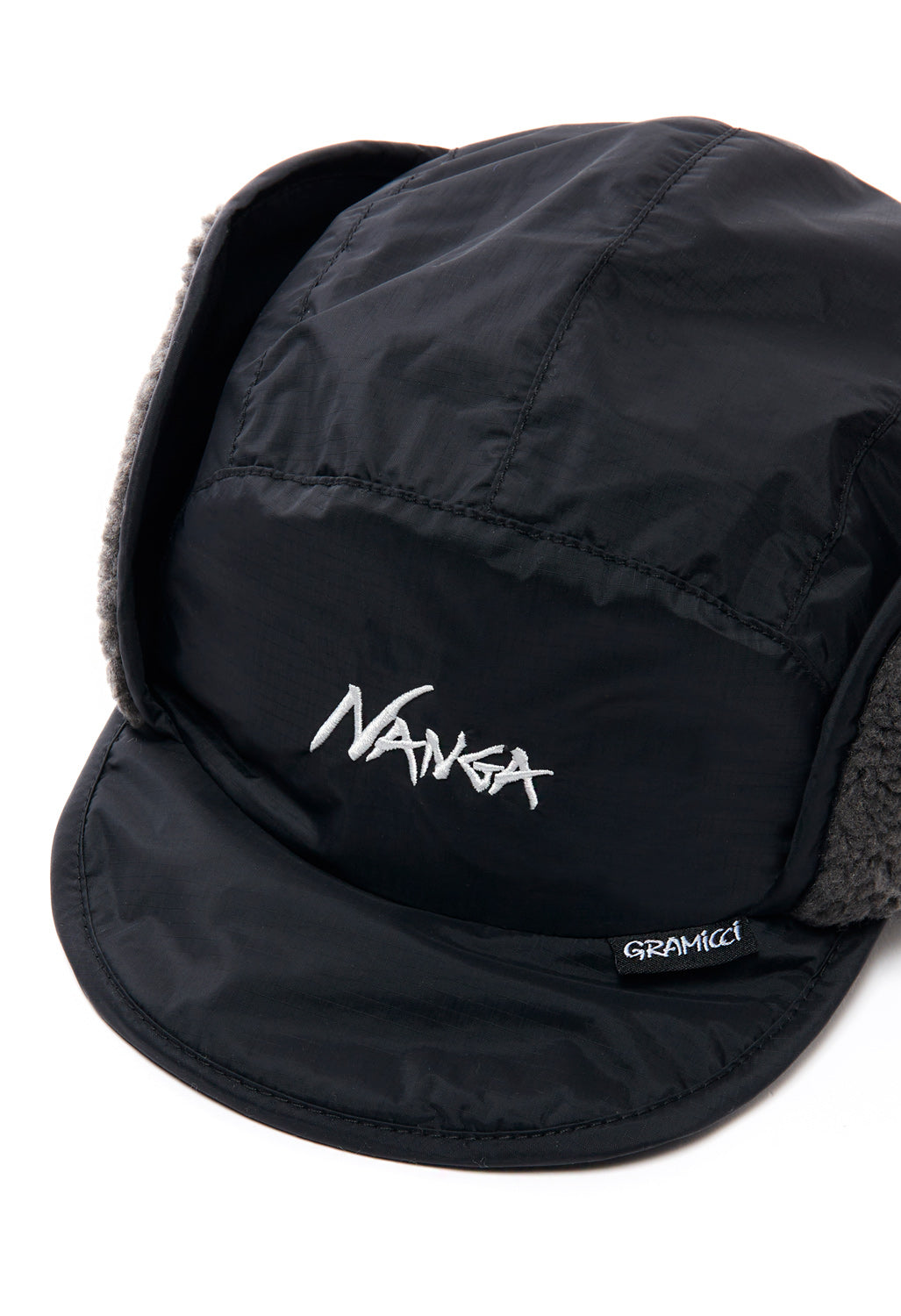 Gramicci x Nanga Men's Aurora Boa Fleece Mountain Cap - Black