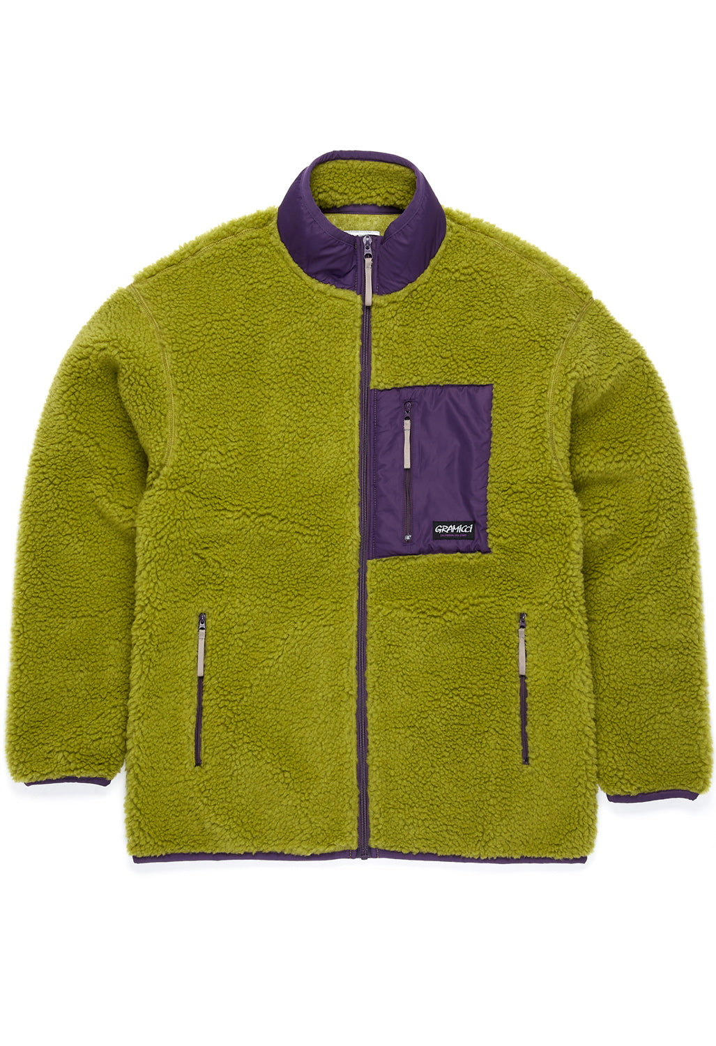 Gramicci Sherpa Jacket - Dusted Lime – Outsiders Store UK