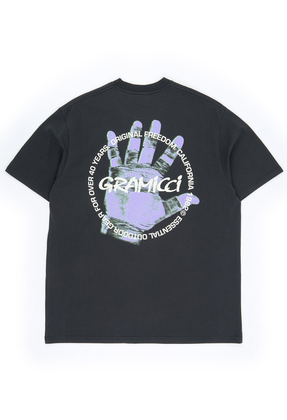 Gramicci Climber’s Hand Tee - Vintage Black