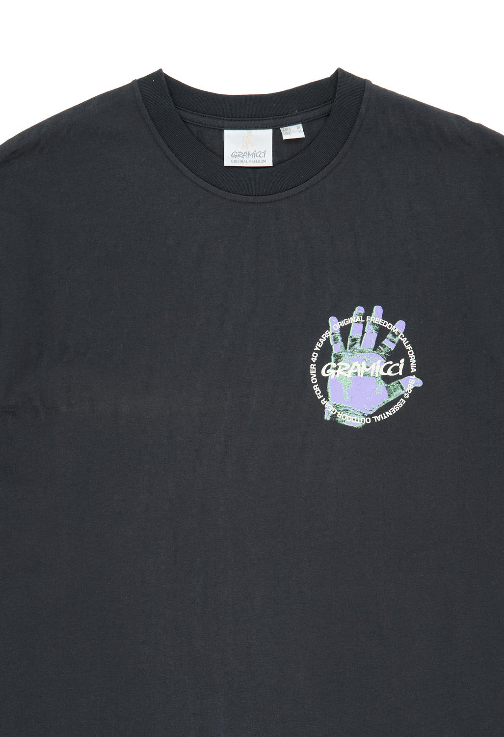 Gramicci Climber’s Hand Long Sleeve Tee - Vintage Black