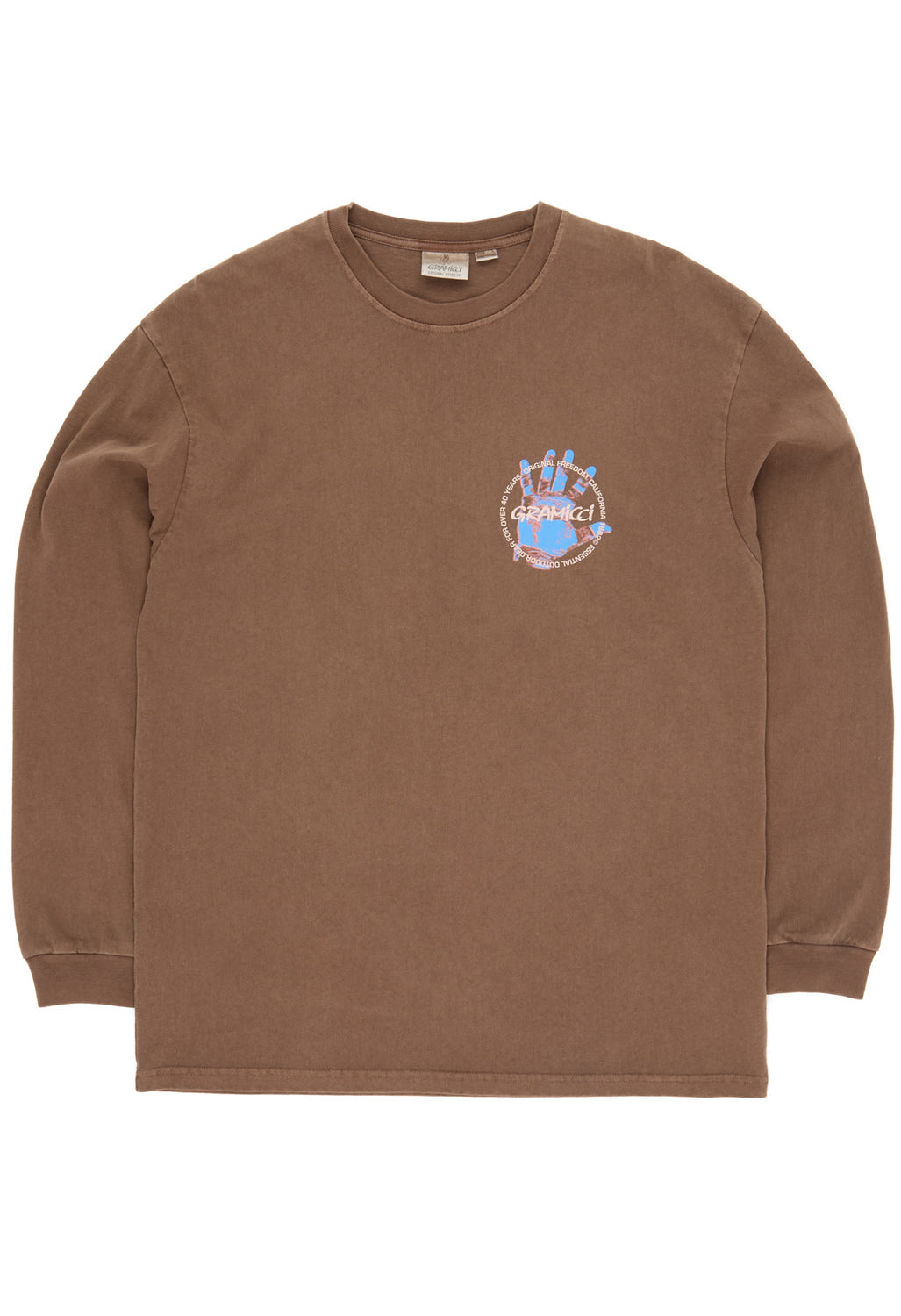 Gramicci Climber’s Hand Long Sleeve Tee - Pigment Brown