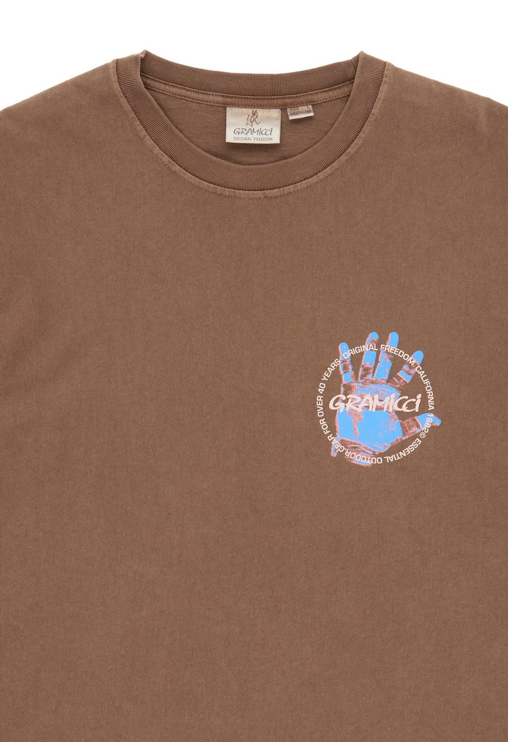 Gramicci Climber’s Hand Long Sleeve Tee - Pigment Brown