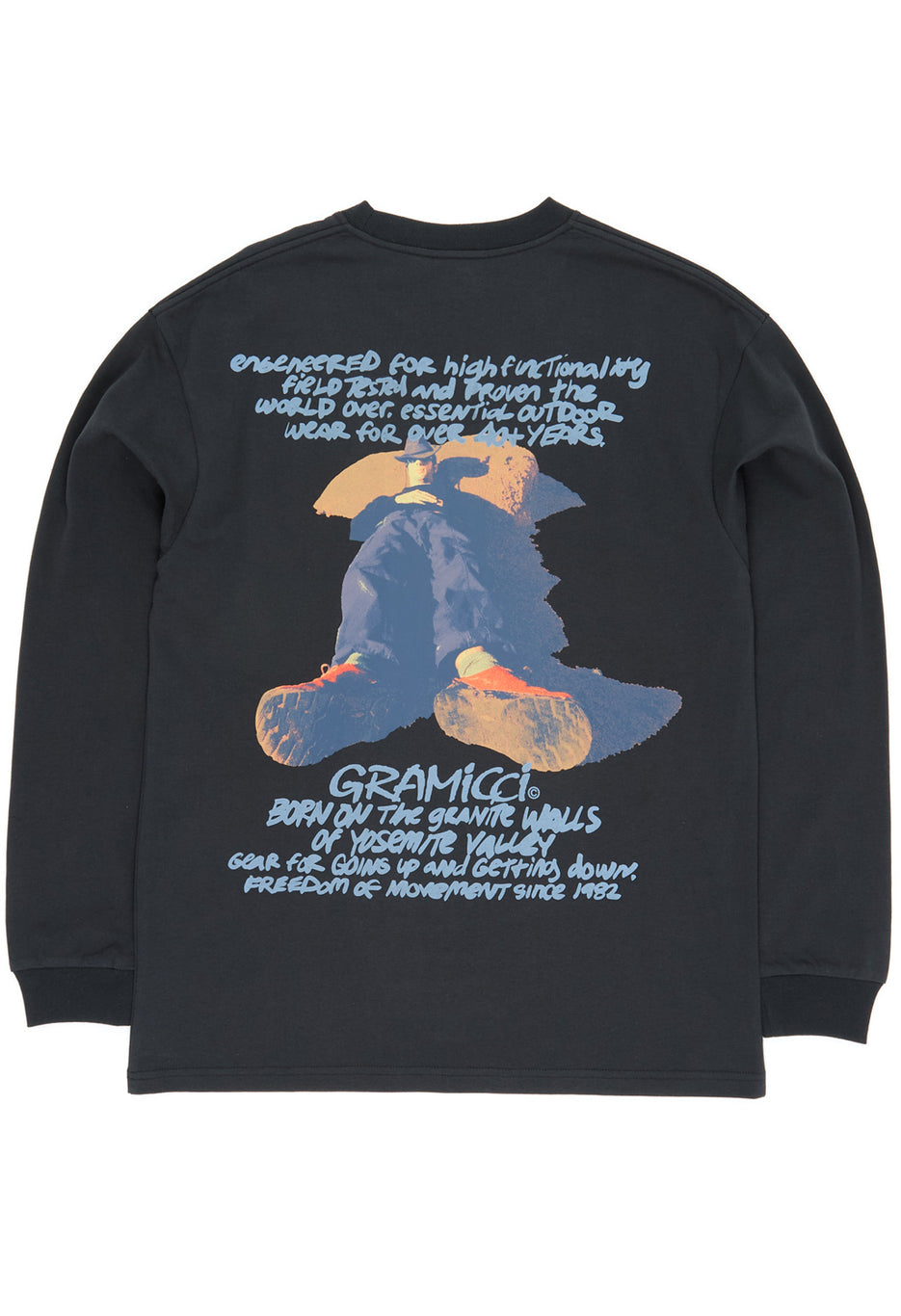 Gramicci Napping Climber Long Sleeve Tee - Vintage Black