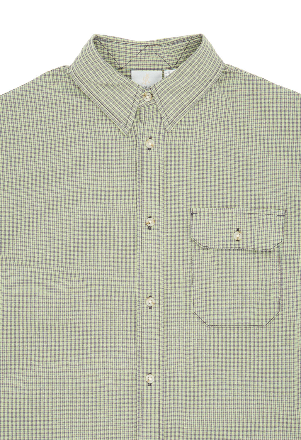 Gramicci Checkered Stance Shirt - Sierra Check Mint