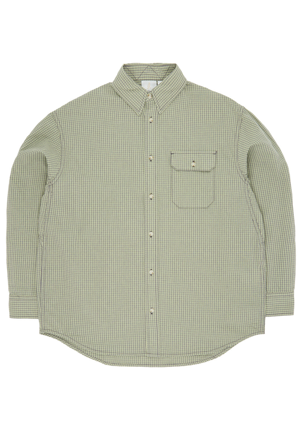 Gramicci Checkered Stance Shirt - Sierra Check Mint