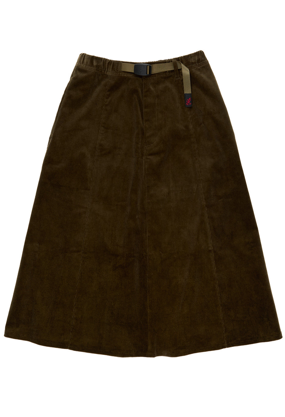 Gramicci Panelled Midi Skirt - Olive Green