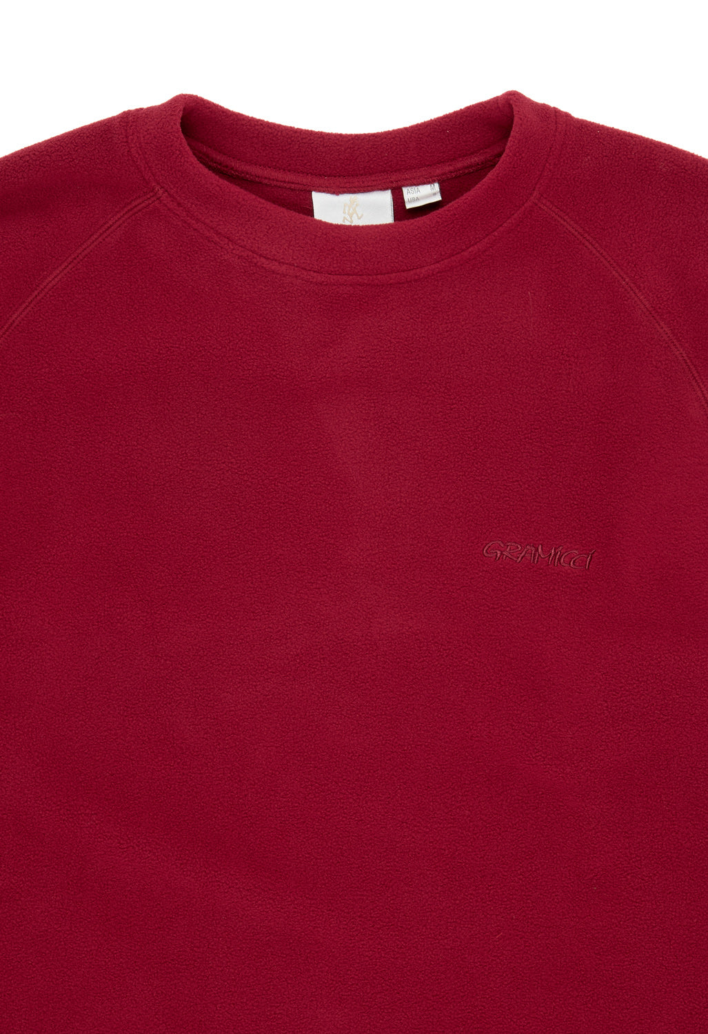 Gramicci Fleece Raglan Crew - Deep Maroon