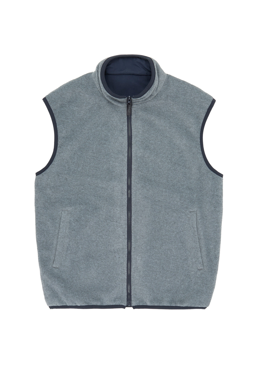 Gramicci Reversible Fleece Vest - Heather Charcoal