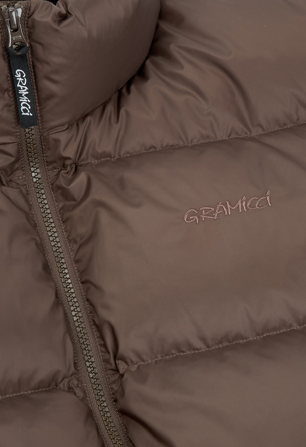 Gramicci Down Puffer Jacket - Dark Brown