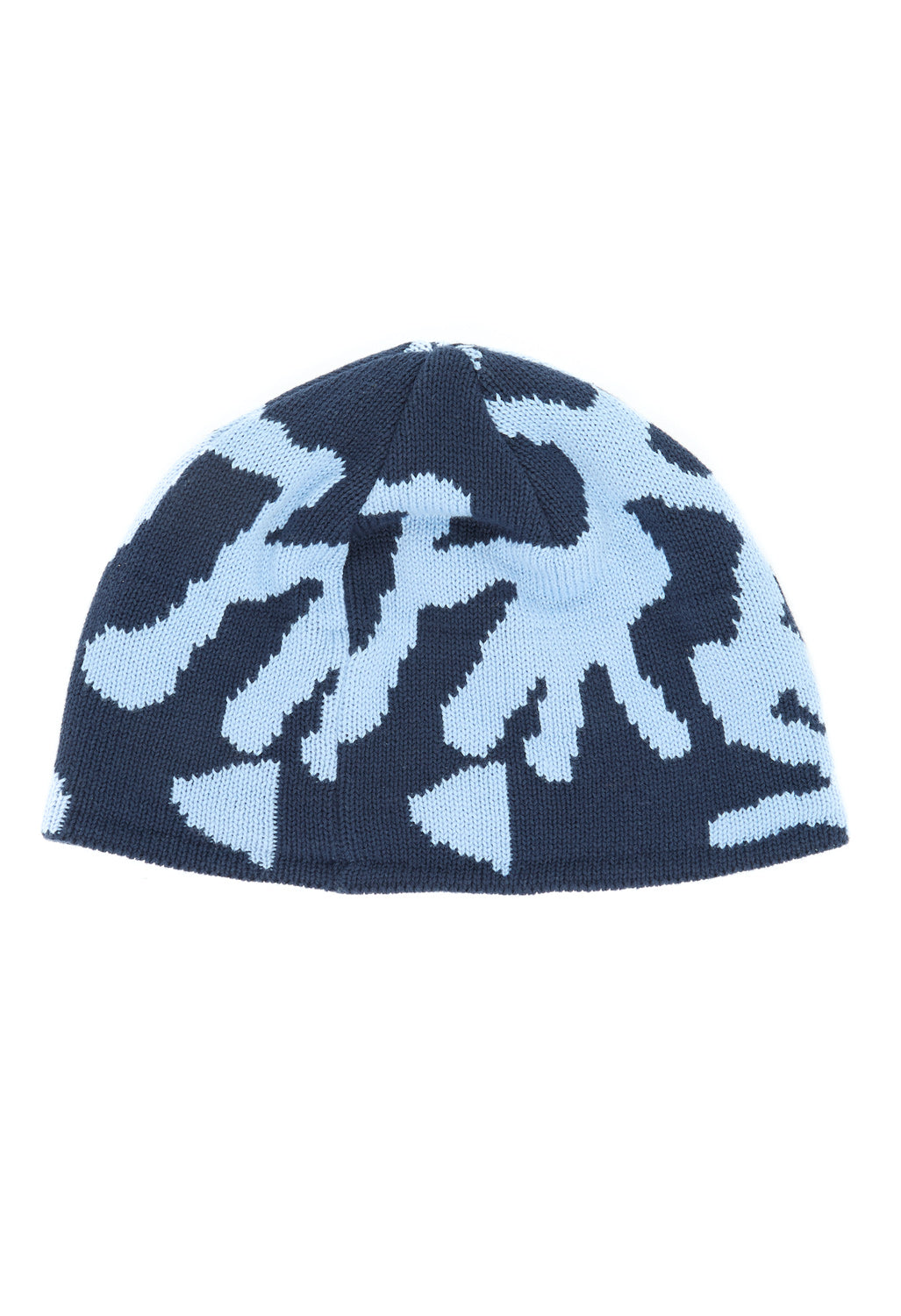 Gramicci Burly Runningman Beanie - Splatter Blue