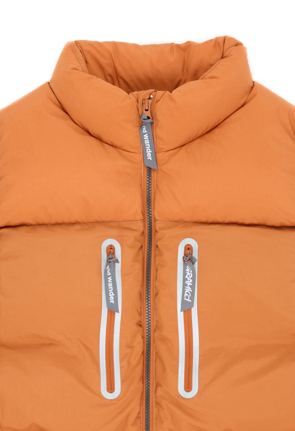 Gramicci x And Wander Down Vest - ORANGE