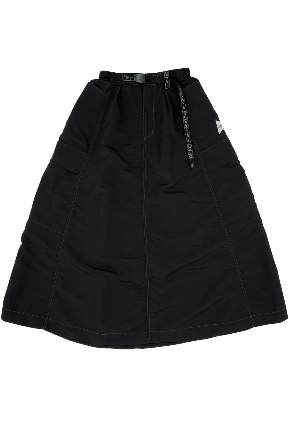 Gramicci x And Wander Ripstop Voyager Skirt - BLACK