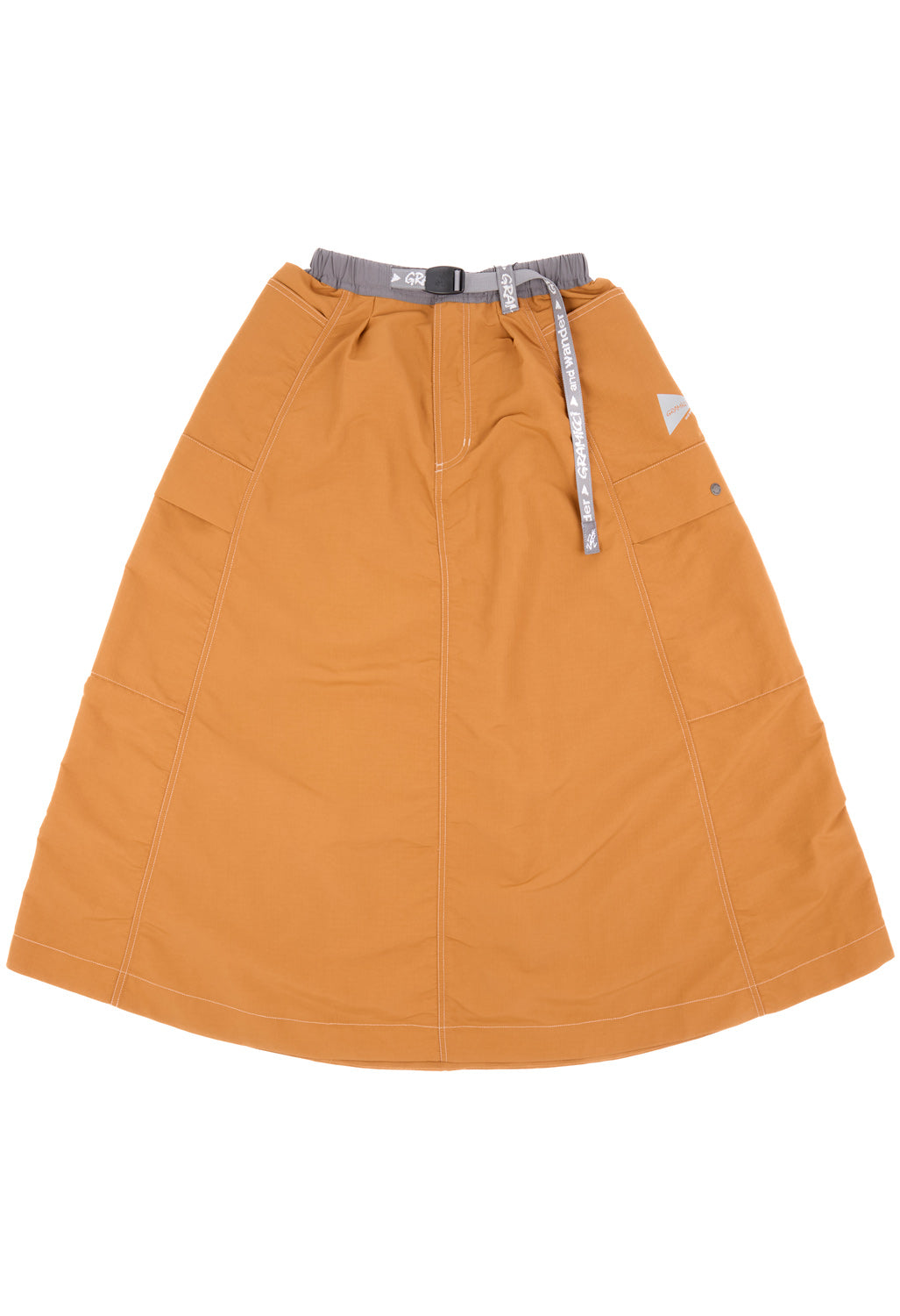 Gramicci x And Wander Ripstop Voyager Skirt - ORANGE